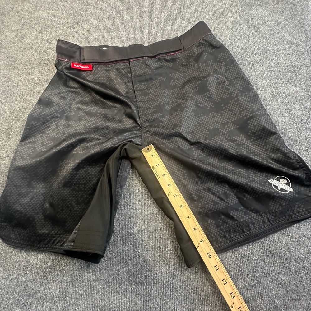 Black Patterned Athletic Shorts - image 7